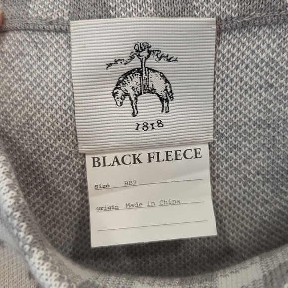 Black Fleece by Thom Browne Grey Gingham Knit Skirt - Picture 4 of 5